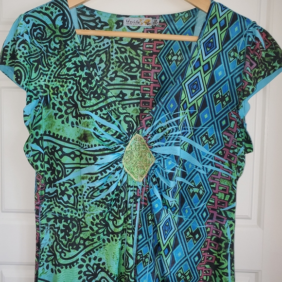 Unity World Wear mini dress size medium - Picture 2 of 6